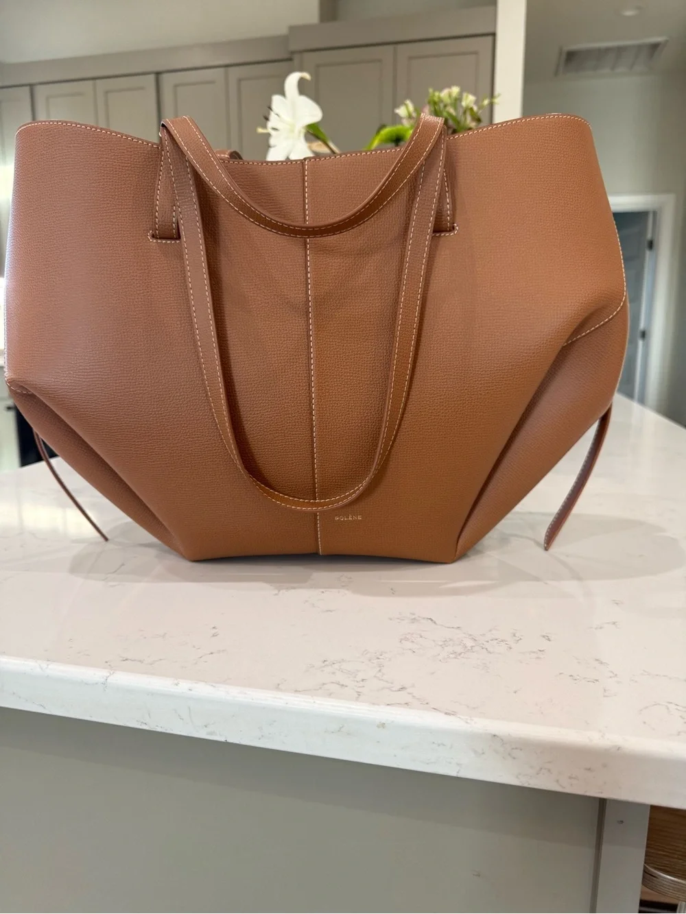 Polene Cyme Textured Camel